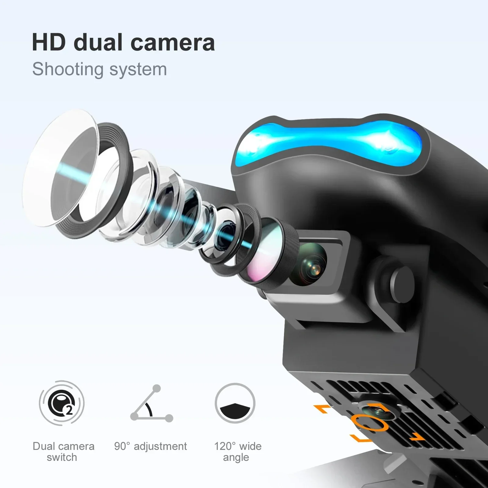 Fpv Brushless Rc Drone 4K - E99 K3 Pro 4K Drone Foldable
