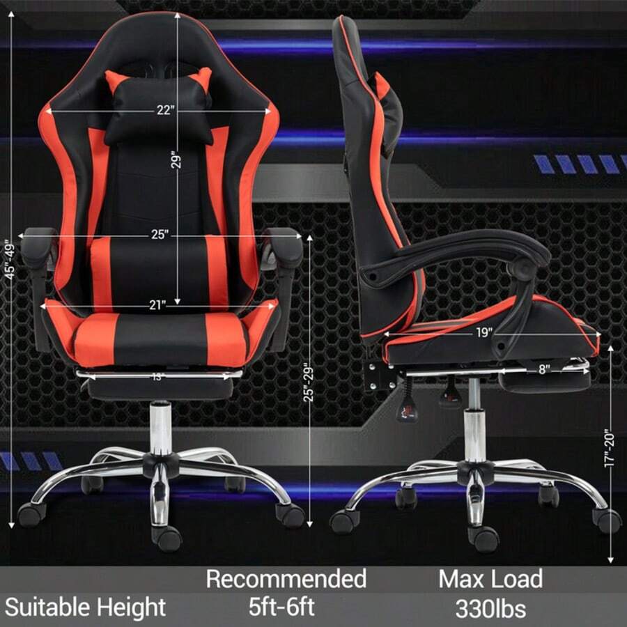 Gaming Chair With Massage Lumb - Video Games review and price