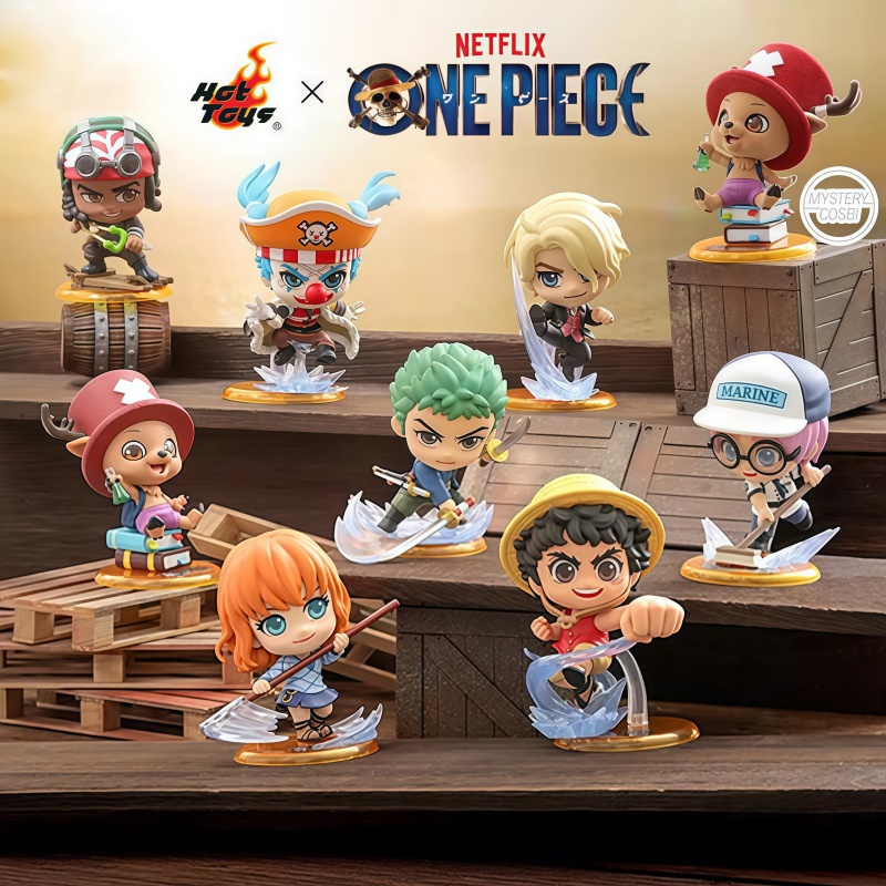 New Hot Toys One Piece Cosbi B - Anime Action Figure Blind Box review and price