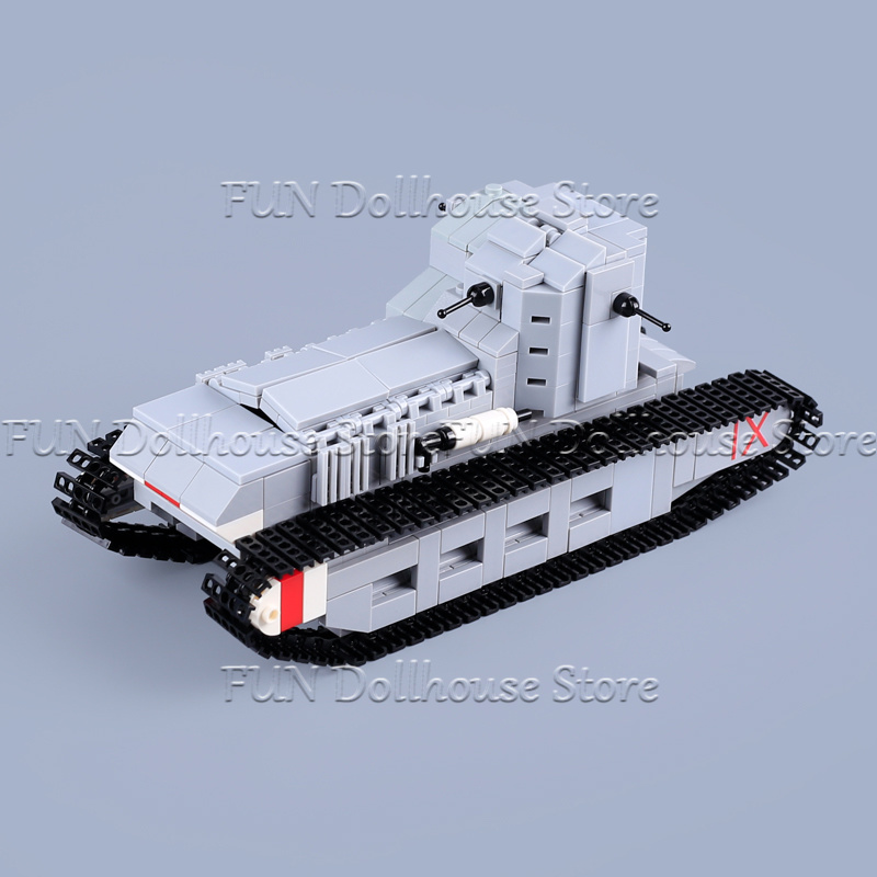 MOC WW1 Military Army Soldier  - Lego Compatible Military Tank review and price