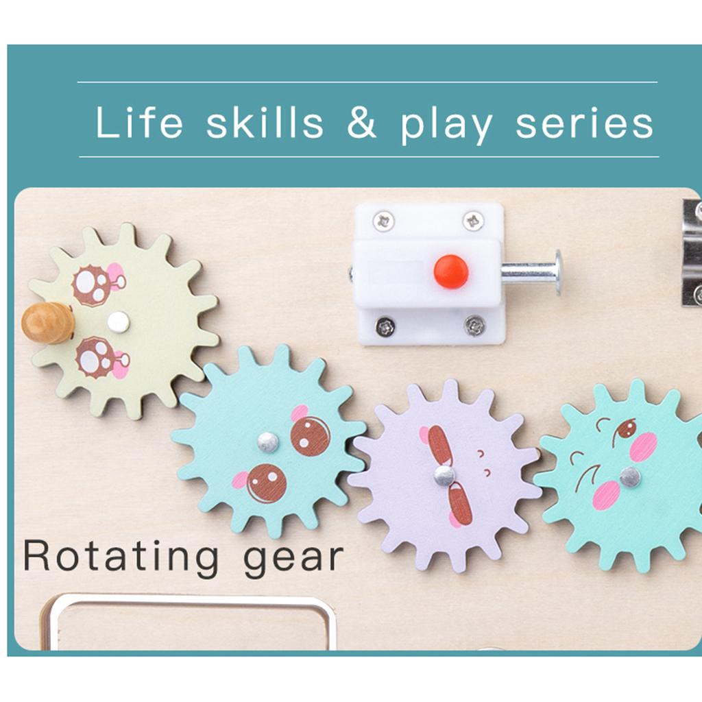 Toddler Activity Board Wooden  - Montessori Wooden Busy Board Toddler review and price