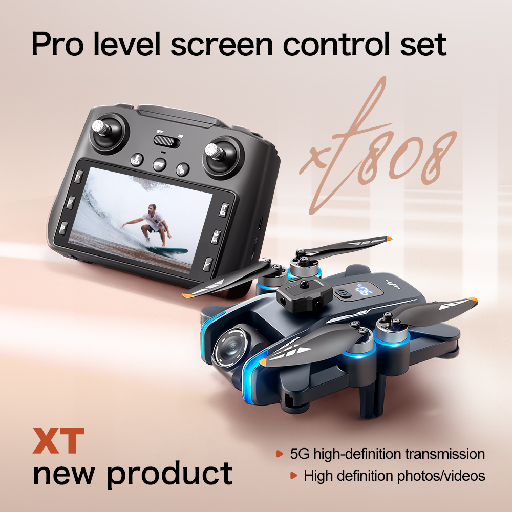 Original XT808 Max GPS Foldabl - Fpv Brushless Rc Drone 4K review and price