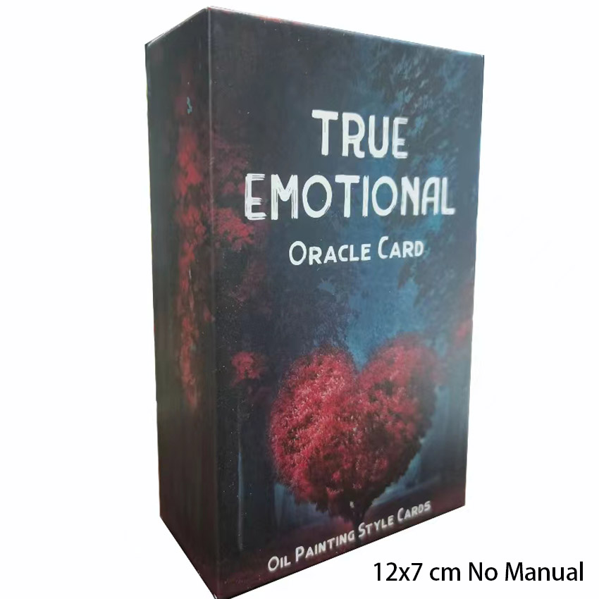 12x7 cm True Emotional Oracle  - Tarot Cards Deck With Guidebook review and price