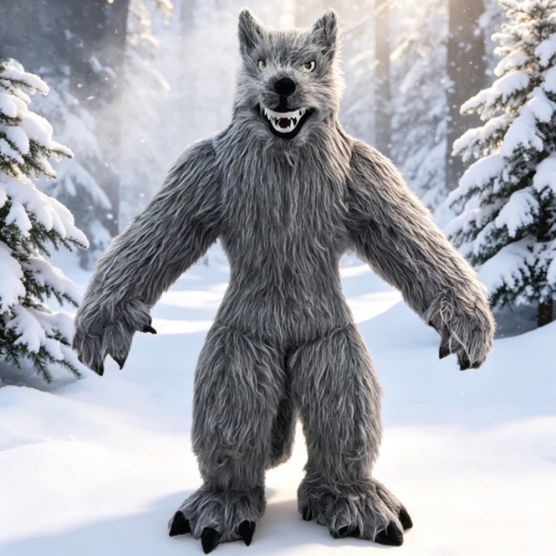 Giant Inflatable Grey Wolf Mas - Dolls review and price
