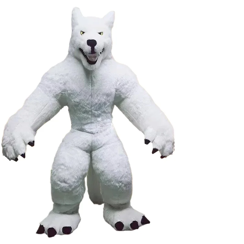 Giant Inflatable Grey Wolf Mas - Dolls review and price