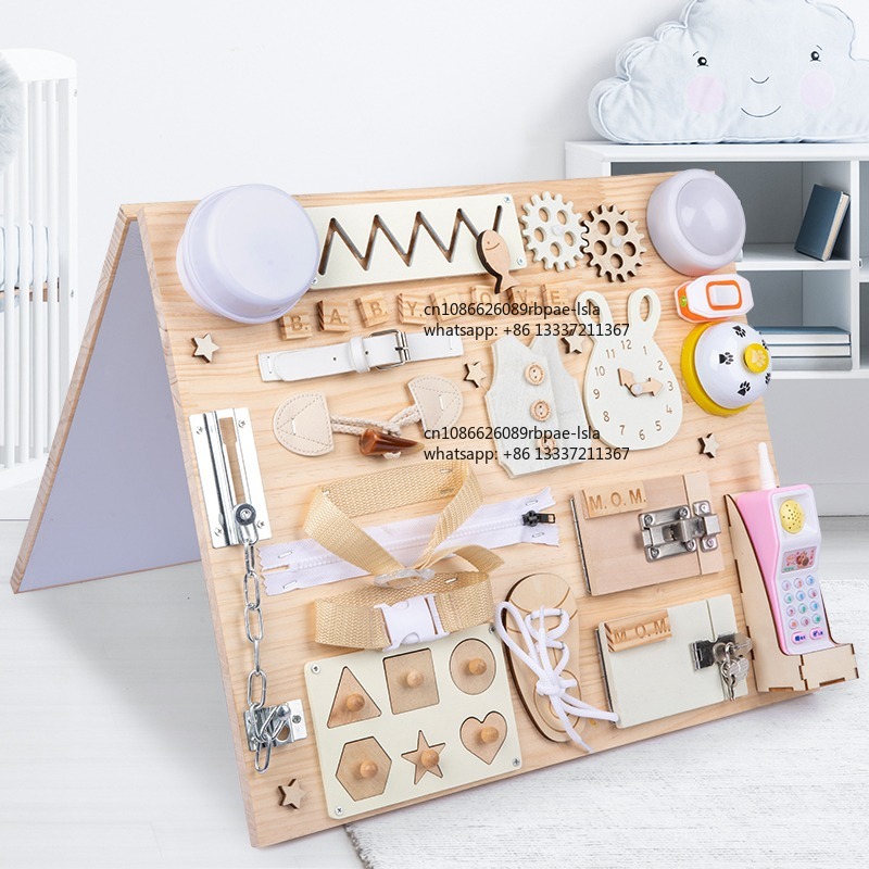 Montessori Busy Board Wooden S - Montessori Wooden Busy Board Toddler review and price